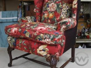 Modern Floral Chair Orange County