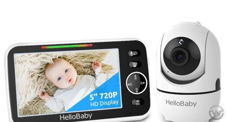 Baby Monitor- 5 720P HD Display Video Baby Monitor