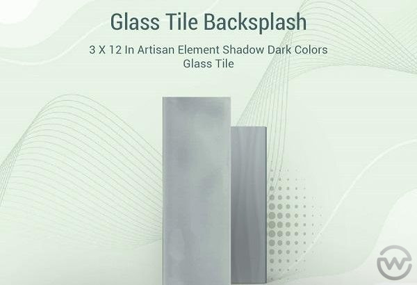 Glass Tile backsplash at BuildMyplace